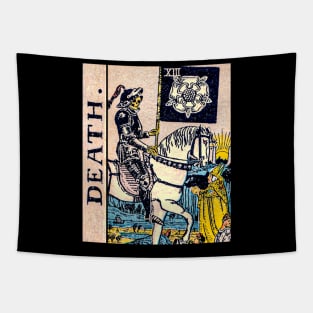 Death Tarot Card Tapestry