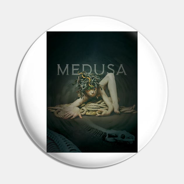 Medusa Pin by Romin's Stall