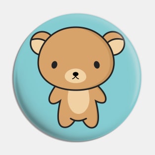 Cute and Kawaii Brown Bear Pin