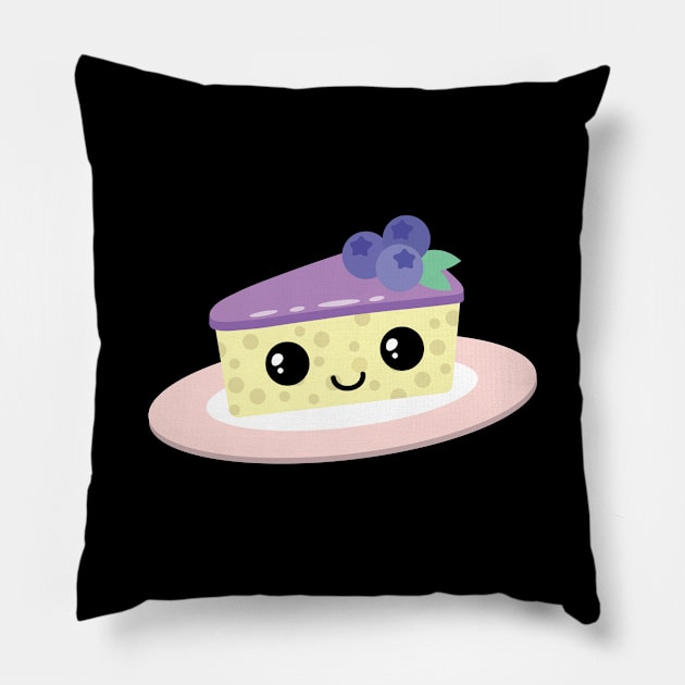 Blueberry cheesecake Pillow by Laura_Nagel