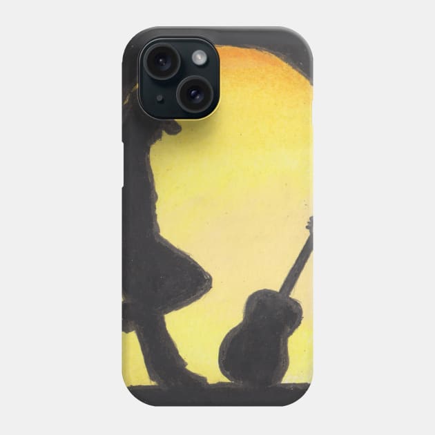 Man with His Guitar Phone Case by jangilbert23