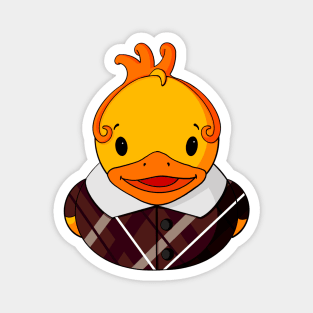 Brown Munchkin Rubber Duck Magnet