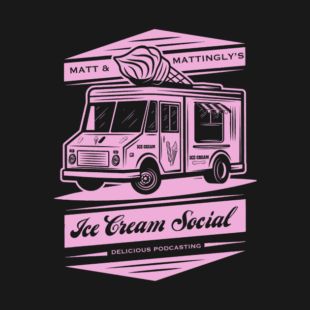 ICS Pink Ice Cream Truck by Matt and Mattinglys Ice Cream Social