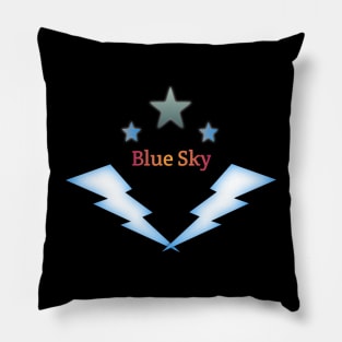 blue sky Pillow