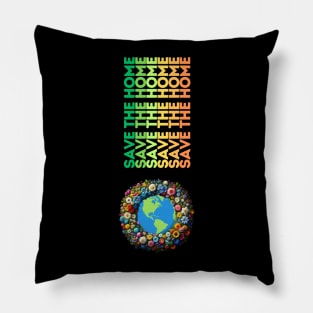 Earth Day Pillow