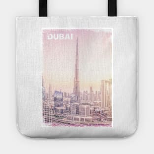 Vintage Dubai Poster | Places of the World Tote