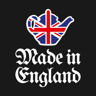 Made in England teapot Great Britain Union Jack T-Shirt