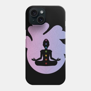 Chakras Aligned Meditation Phone Case