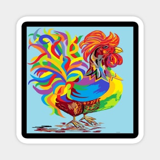 Fiesta Rooster Magnet