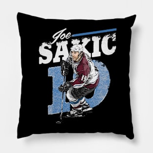 joe sakic retro Pillow