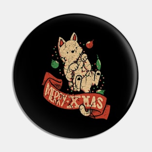 Merry Cute Mas Animal Pin