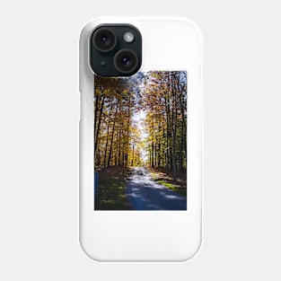 Sunny Fall Road Phone Case