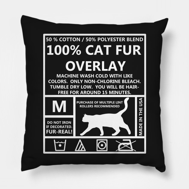 cat fur pillow