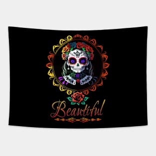 Day of the Dead Beautiful Tapestry