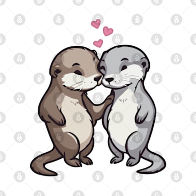 Otter in Love by IDesign23