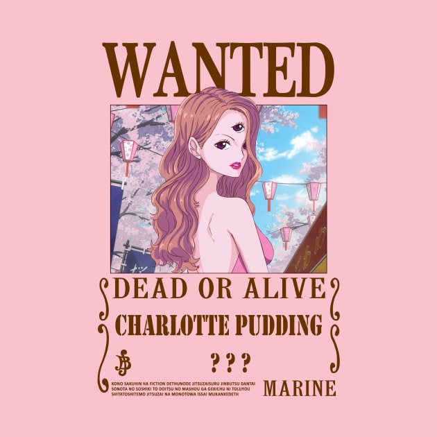 Charlotte Pudding One Piece Wanted by Teedream