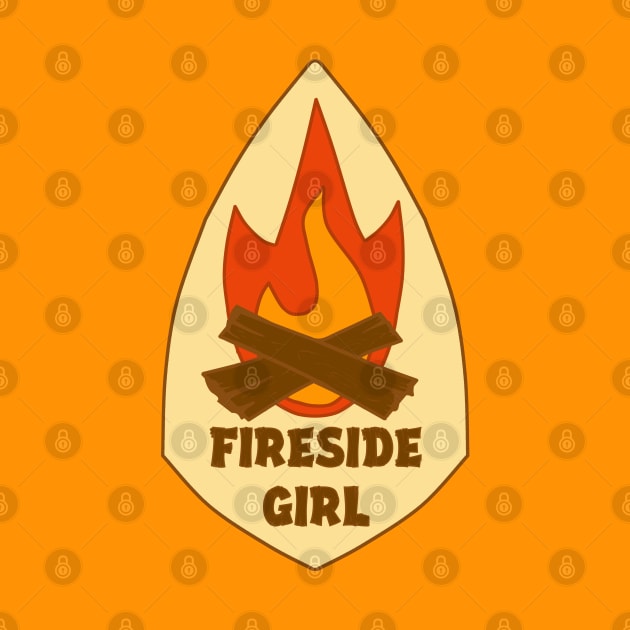 Fireside Girl Patch by Couplethatgeekstogether