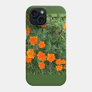 Orange Flowers with Monarch Butterfly Phone Case