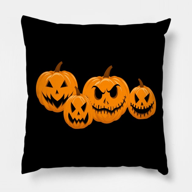 Halloween Pumpkin Pillow by M_Mary