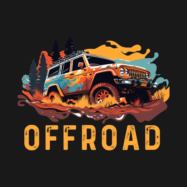 Off Road Jeep Lover T-Shirt by mrsticky