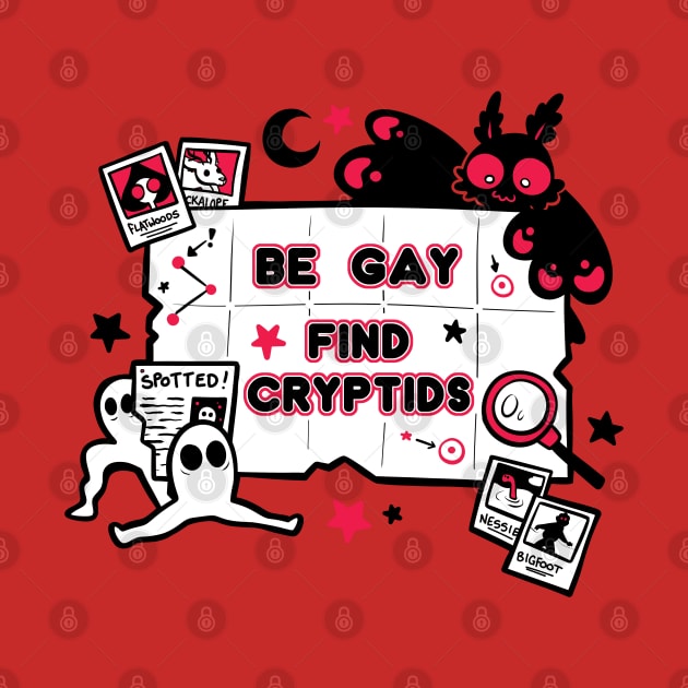 Be Gay Find Cryptids by jekylldraws