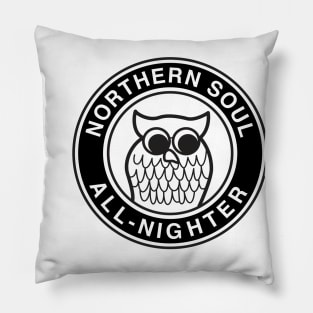 Northern Soul All-nighter Owl Pillow