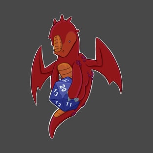 D20 Red Dragon T-Shirt