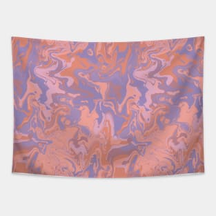 Material Girl Marble - Digital Paint Spill Tapestry