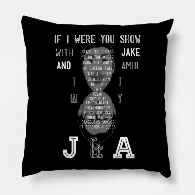 IIWY Tee Pillow by FolkBloke