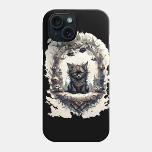 witch cat Phone Case