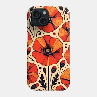 Poppy Flower Phone Case