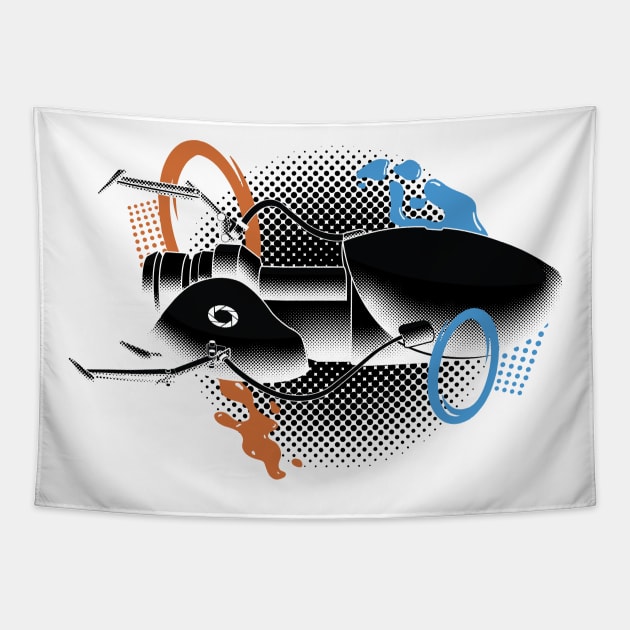 Portal Gun - Portal Tapestry by Green Dreads