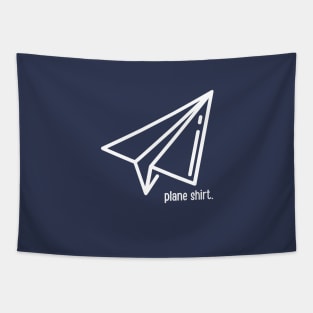 Paper Plane Shirt - Humor Design Tapestry