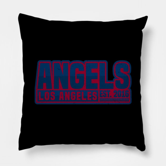 Los Angeles Angels 01 Pillow by yasminkul