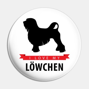 I Love My Lowchen Pin