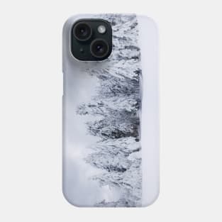 snowy fir Phone Case