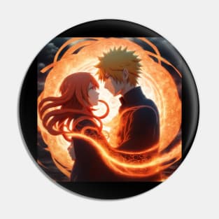 Anime Couple Pin
