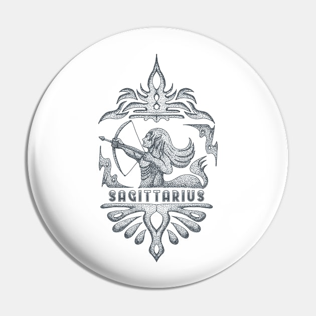 Sagittarius Zodiac Sign Pin by Utopia Shop