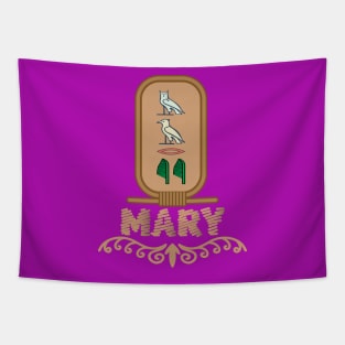 MARY-American names in hieroglyphic letters,  a Khartouch Tapestry