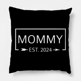 Mom Est. 2024 Expect Baby 2024, Mother 2024 New Mom 2024 Pillow