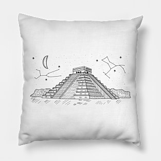 Pirámide y estrellas Pillow