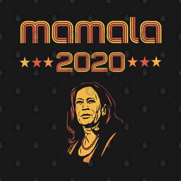 Vintage Retro Mamala 2020 Kamala Harris Madam Vice President by TeeShirt_Expressive