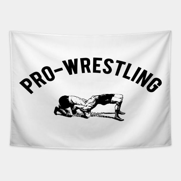 Pro-Wrestling Tapestry by BigOrangeShirtShop