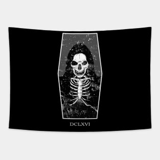 Grim Reaper Coffin Tapestry