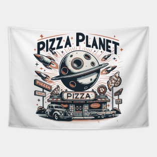 Pizza Planet Tribute - Fan Movie Theater Pizza Planet Movie Tribute - Pizza Planet best Tribute and Designs Piza Pitza Pitsa Planet Tribute - Pizza Lover Pizza Slice - Pizza and Chill Tapestry