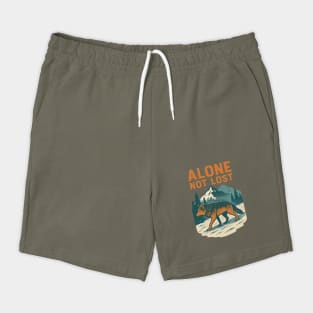 Lone Wolf - Alone Not Lost Wolf Shorts