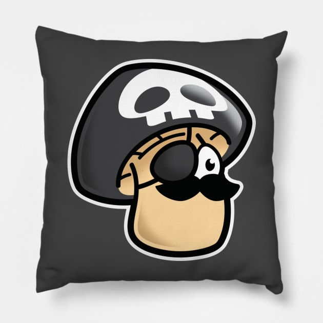 ShroomDood (Pirate) Pillow by ArtofJMS