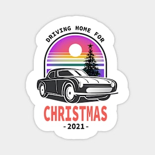 Driving home for Christmas Magnet