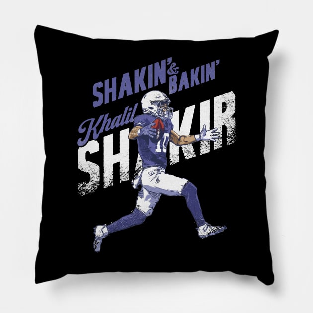 Khalil Shakir Buffalo Shakin & Bakin Pillow by ClarityMacaws