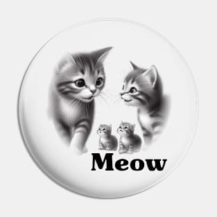 Cats Pin